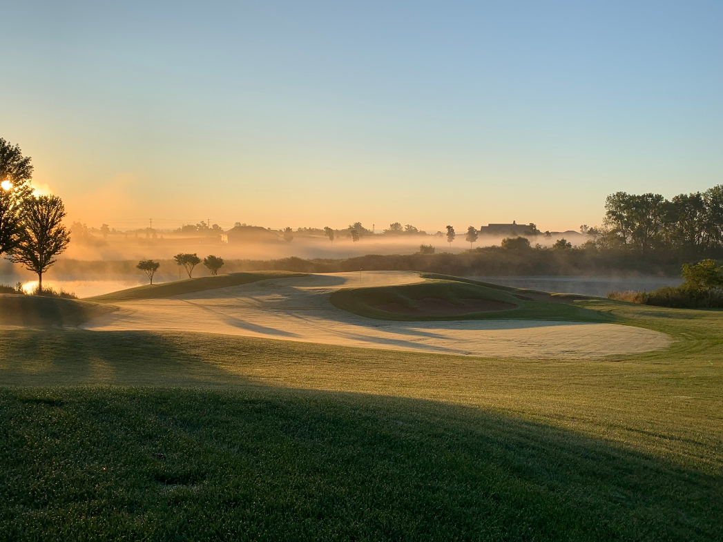 Blackstone fairway at sunrise